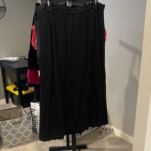 Ann Taylor Black Maxi Skirt